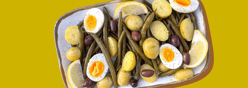 Spicy Green Bean Potato Salad}