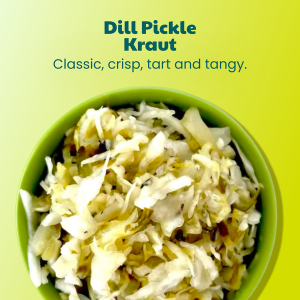 Dill Pickle Fermented Sauerkraut with Probiotics Olive My Pickle