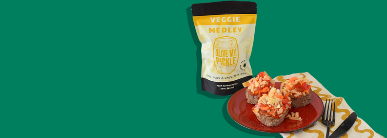 Nose-to-Tail Mini Meatloaves with Giardiniera