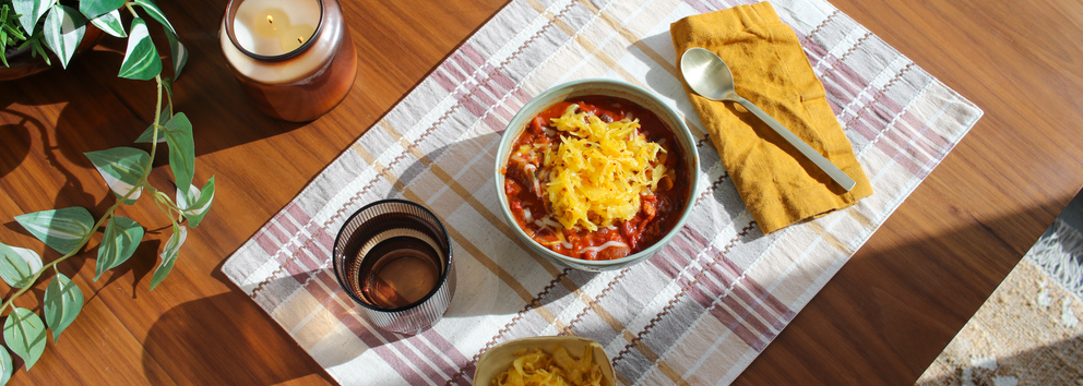Slow Cooker Chili with a Fermented Finish}