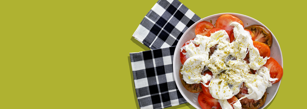 Probiotic Pickle & Burrata Salad}