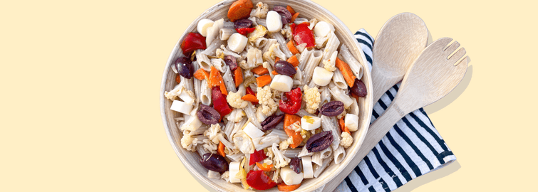 Gluten Free Fermented Vegetable Pasta Salad