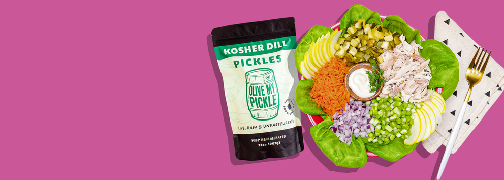 Dill Pickle Chicken Waldorf Salad}