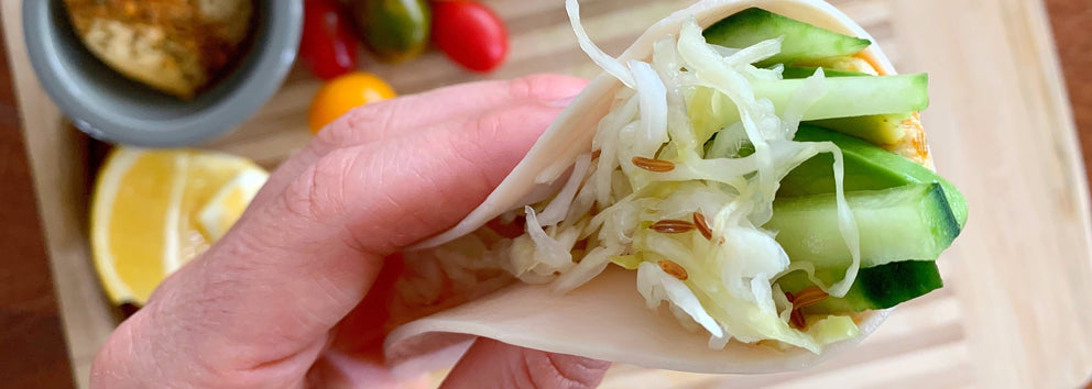 Turkey Roll Ups with Kraut}