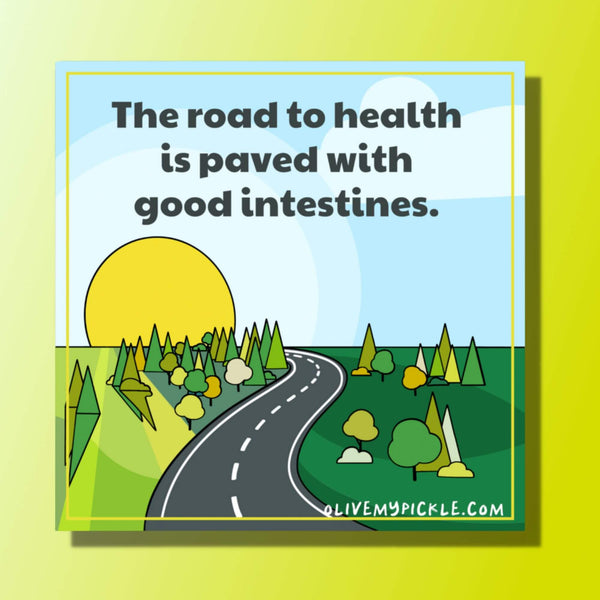 The road to health Fridge Magnet