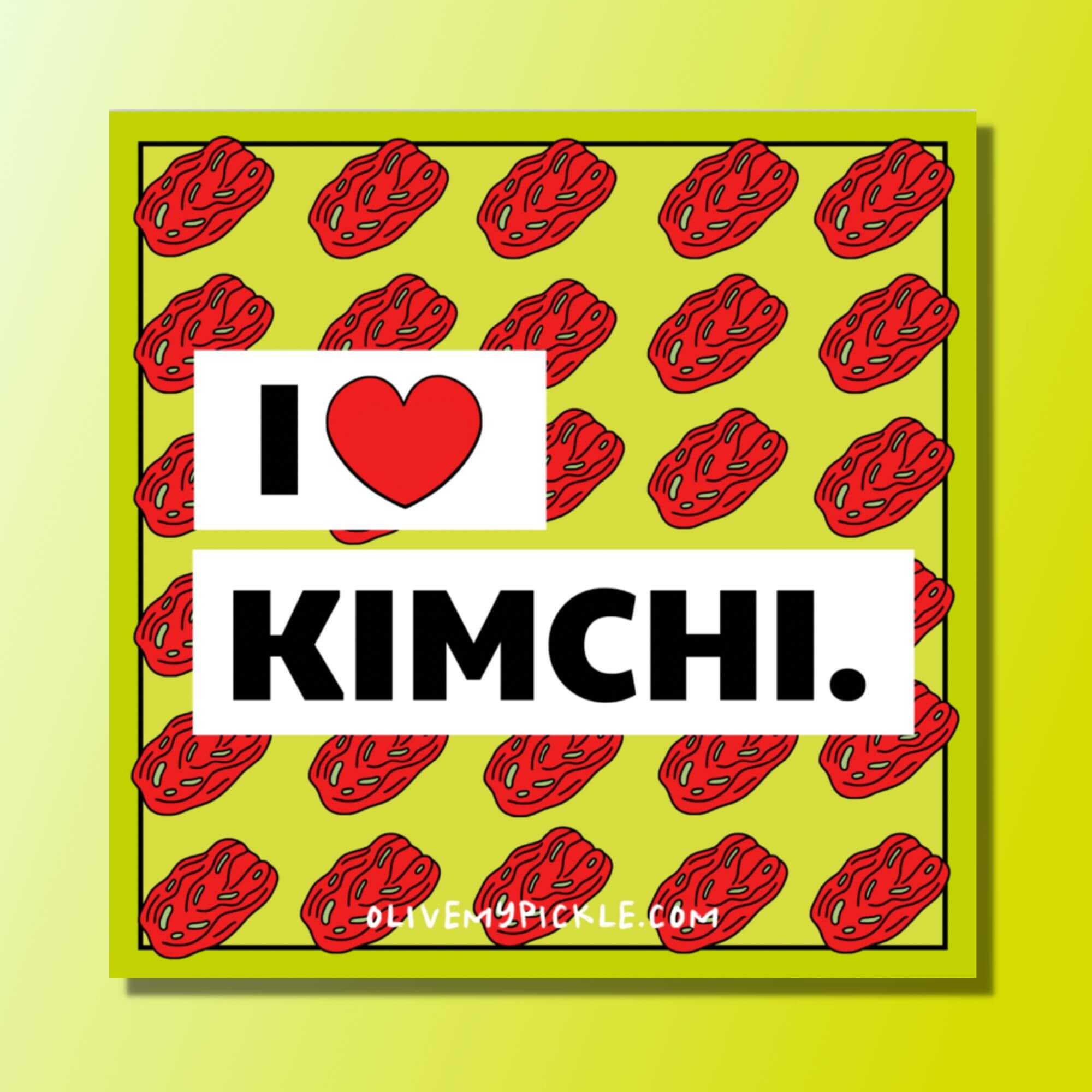 I heart kimchi Sticker