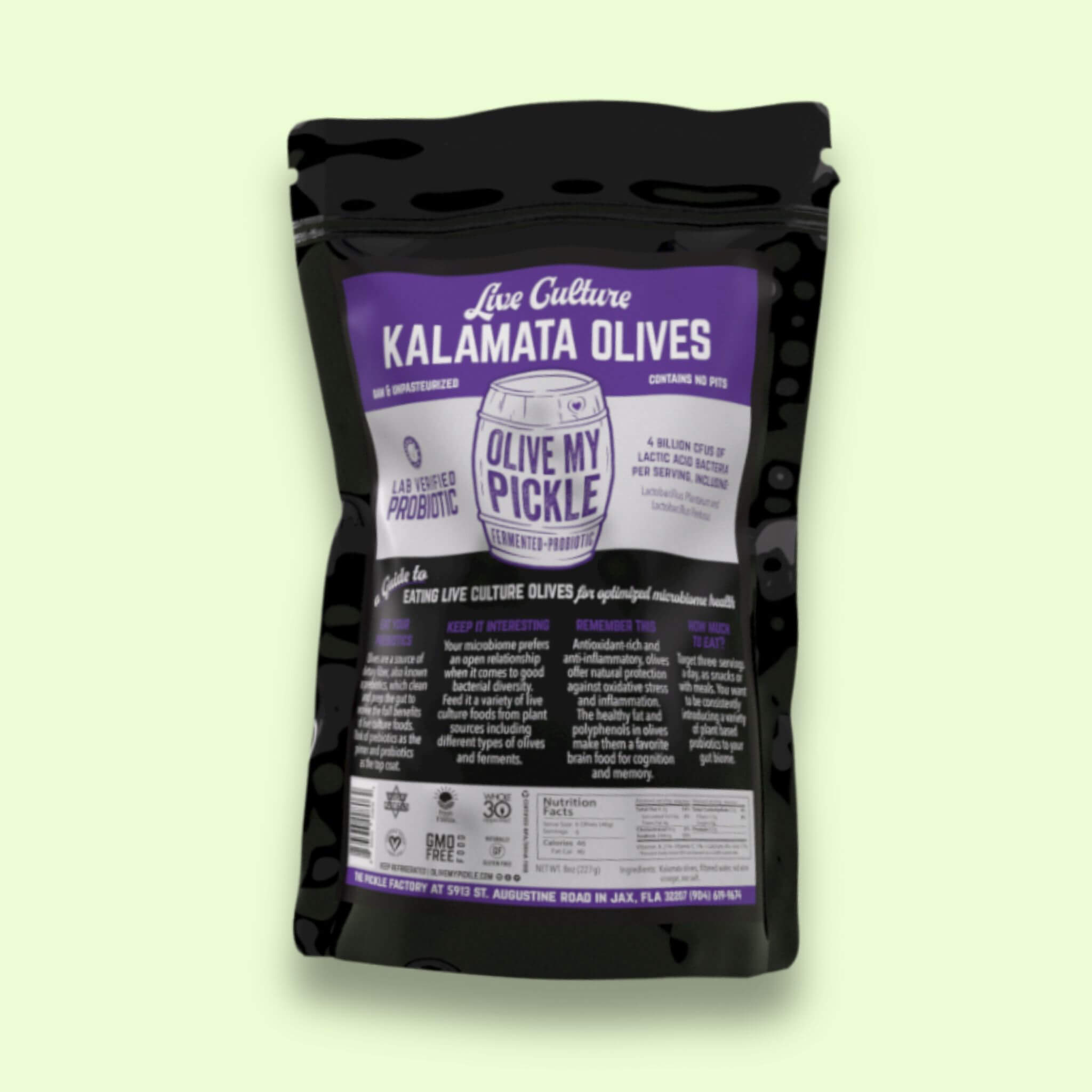 Kalamata Olives Copy | Probiotic Fermented Olives