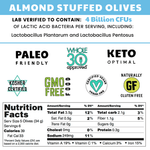 Almond Stuffed Olives (3 PACK)