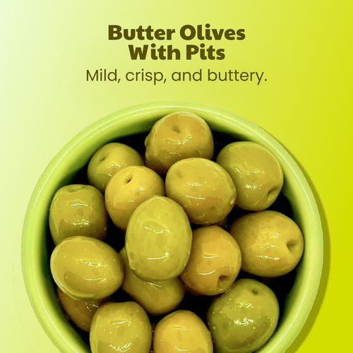 Castelvetrano "Butter" Olives with Pits (3 PACK)