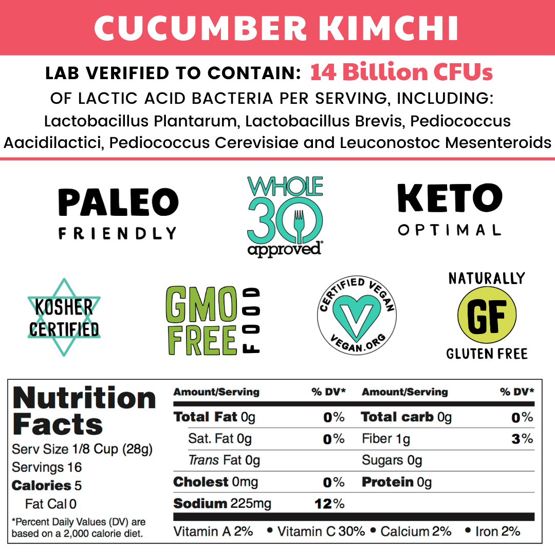 Cucumber Fermented Kimchi (3 PACK)