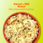 Carrot + Dill Fermented Sauerkraut (3 PACK)