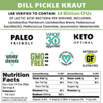 Dill Pickle Fermented Sauerkraut (3 PACK)