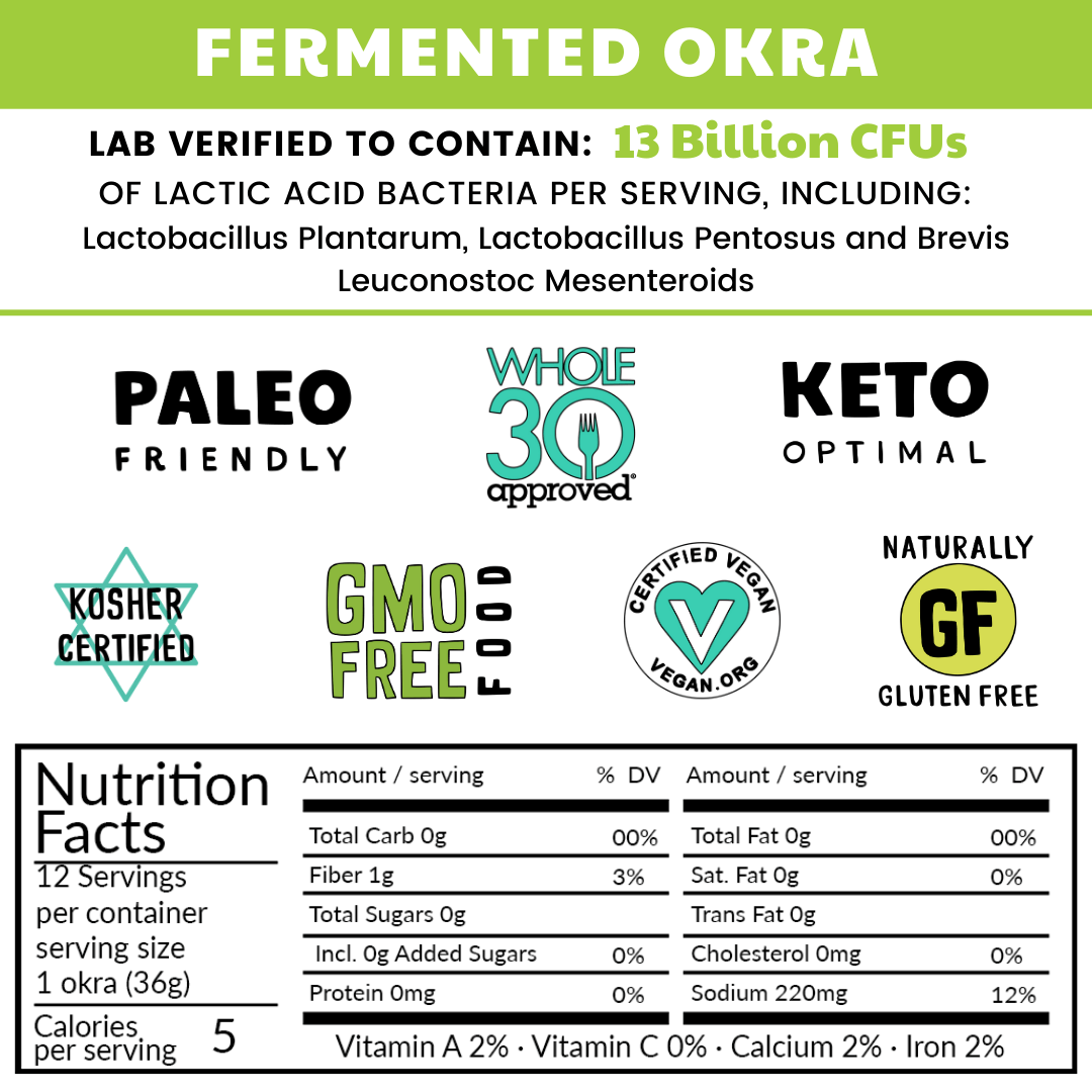 Fermented Okra (3 PACK)