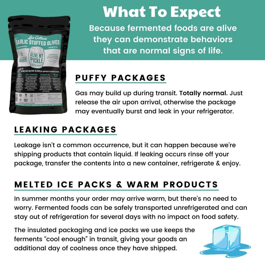 Garlic Stuffed Olives (3 PACK)