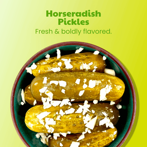 Fermented Horseradish Pickles Olive My Pickle