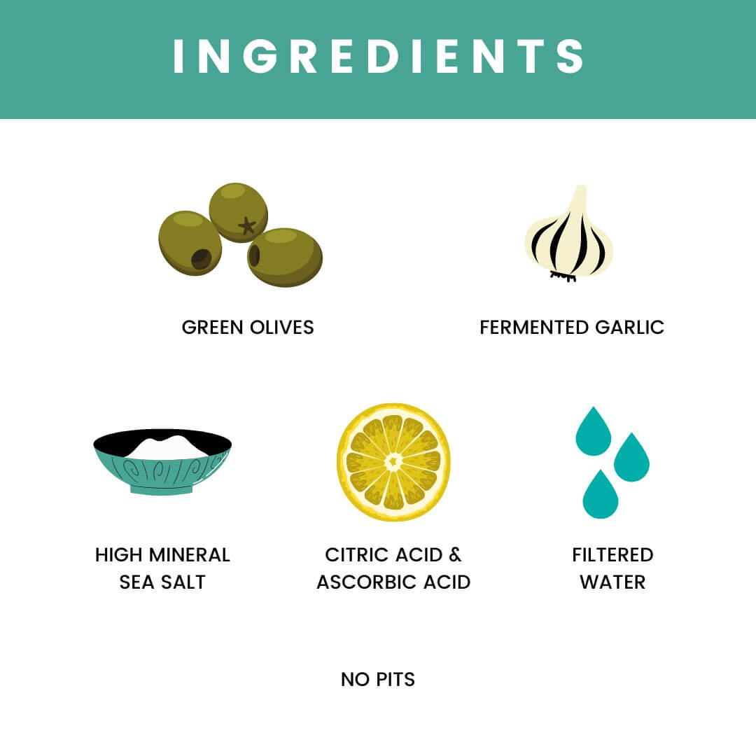 Garlic Stuffed Olives (3 PACK)