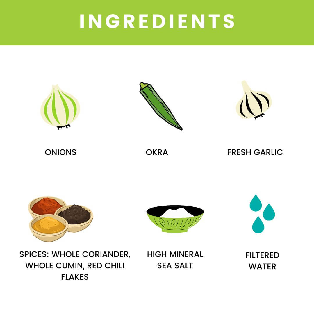 Fermented Okra (3 PACK)