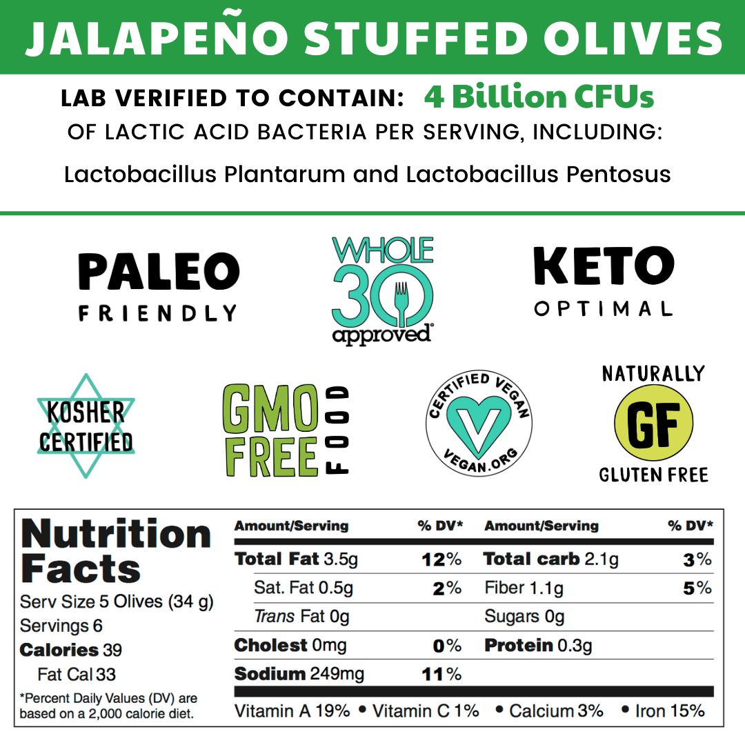 Jalapeno Pepper Stuffed Olives (3 PACK)