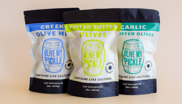 Customer testimonial with Greek Pitted Butter product mention from
