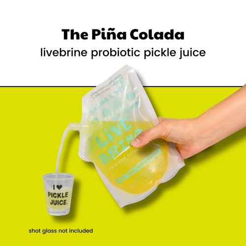 Piña Colada LiveBrine probiotic pickle juice