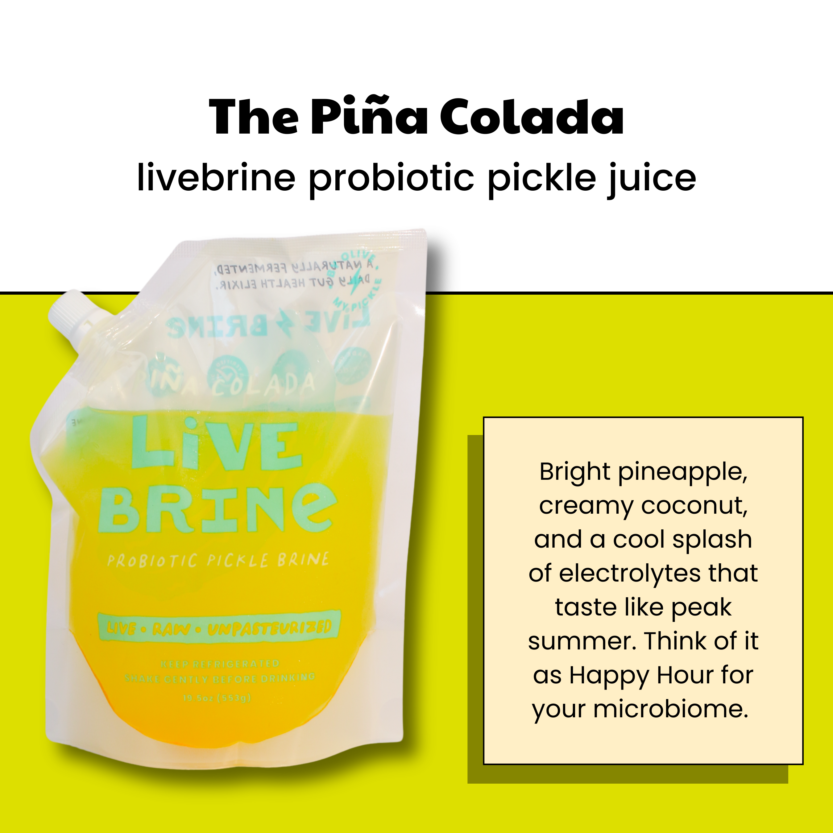Piña Colada LiveBrine flavor details