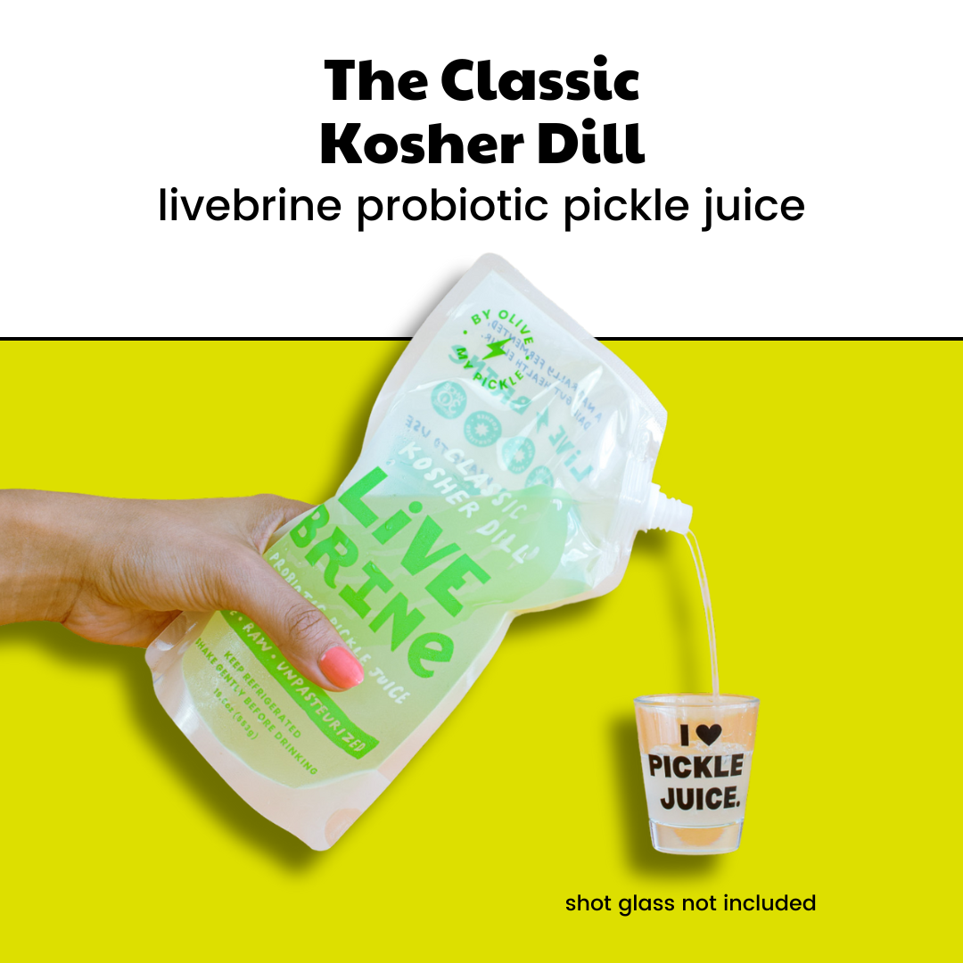 LiveBrine Probiotic Classic Kosher Dill Pickle Juice