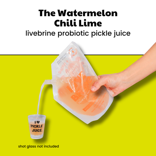 Watermelon Chili Lime LiveBrine probiotic pickle juice