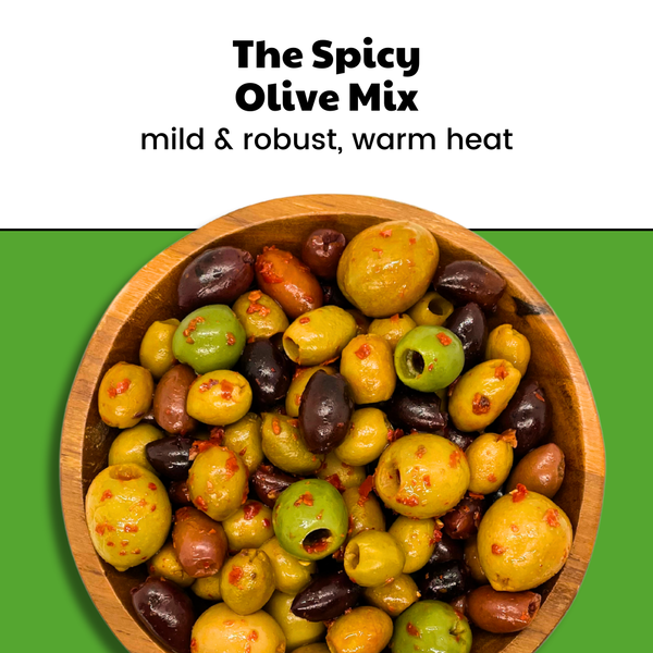 Spicy Olive Mix 1 | Probiotic Fermented Olives