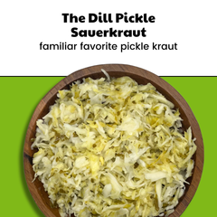 Dill Pickle Fermented  Sauerkraut