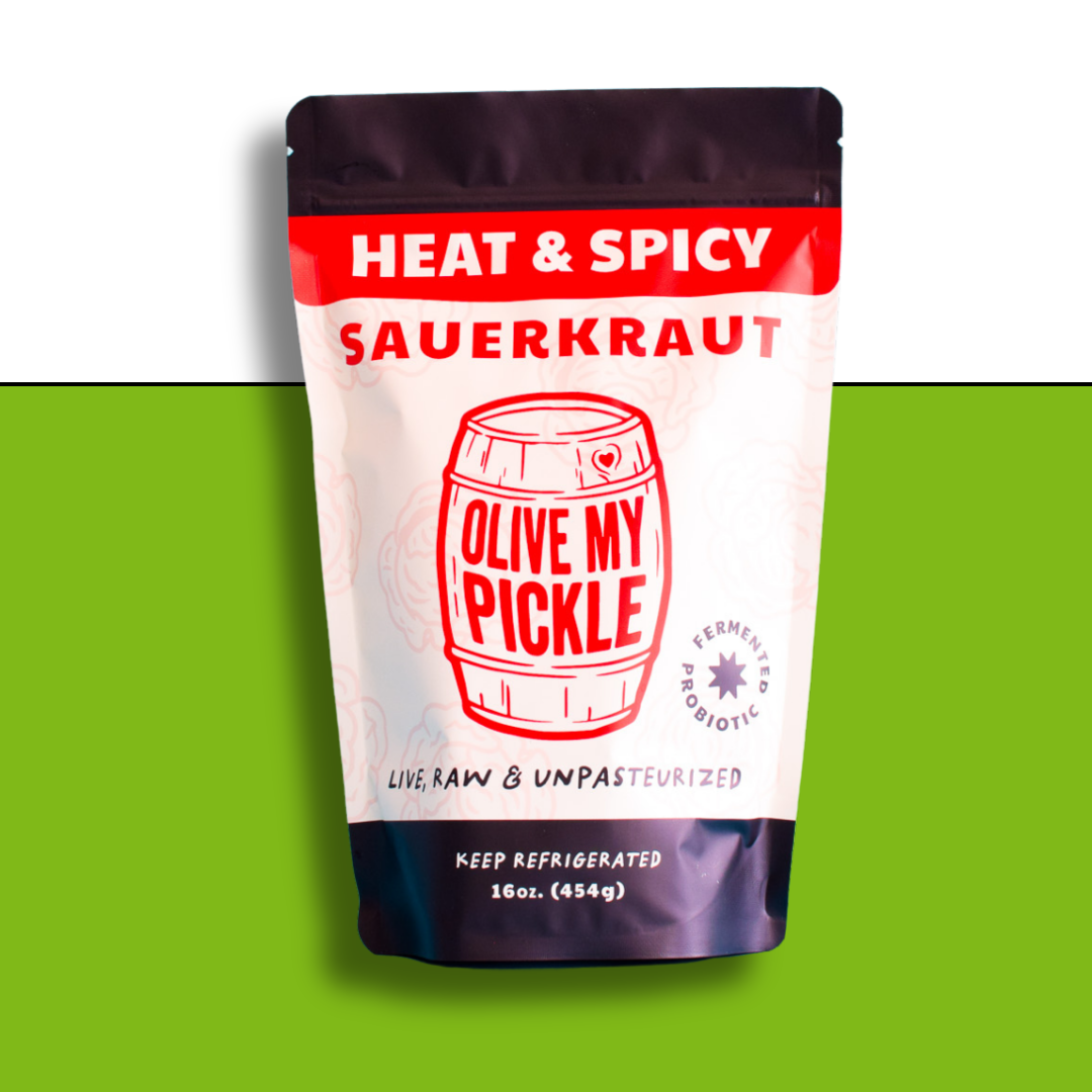 Hot Spicy Fermented Sauerkraut | Organic Probiotic Sauerkraut