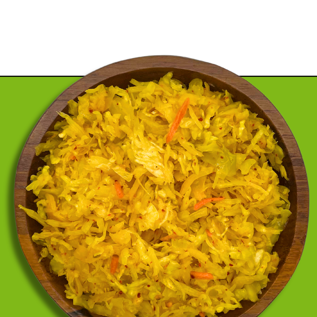 Turmeric and Cumin Sauerkraut