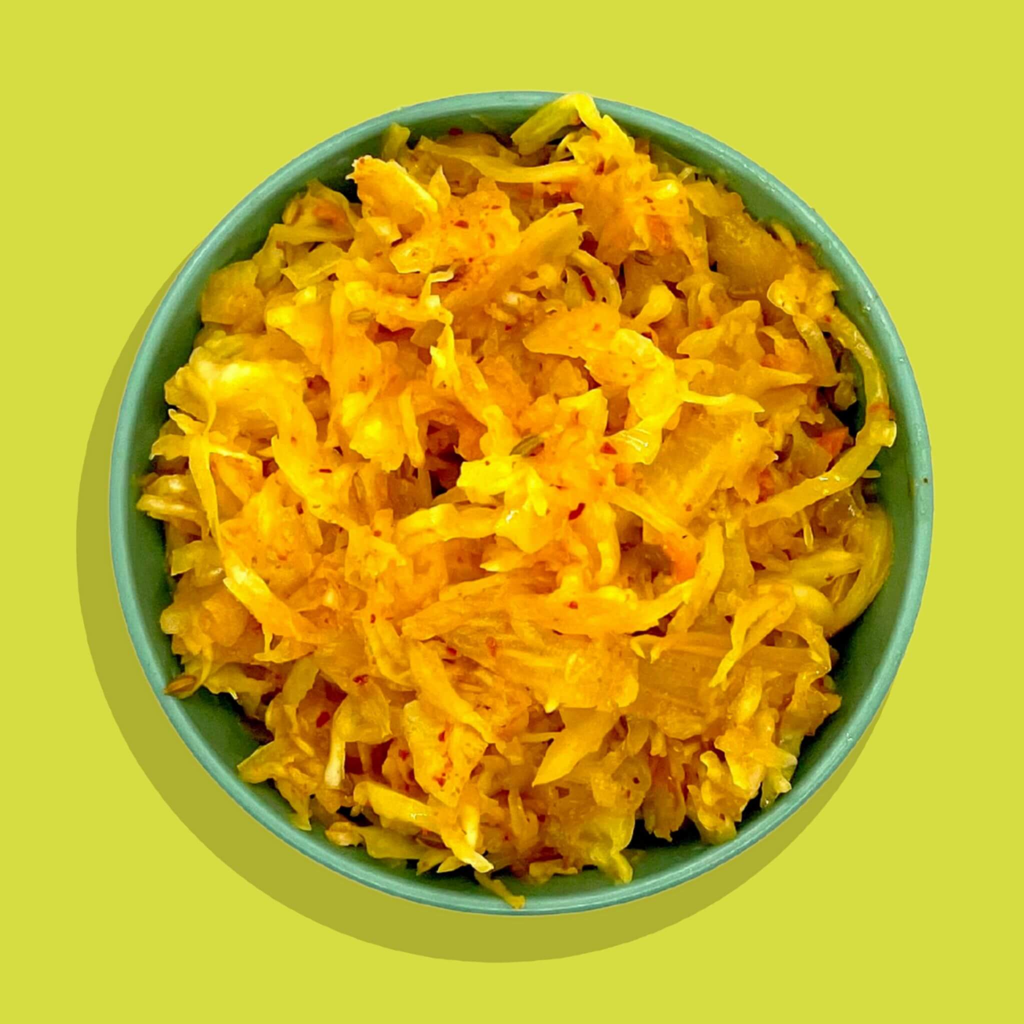 Turmeric + Cumin Fermented Kraut