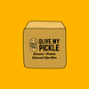 Illustration of large Olive My Pickle shipping box