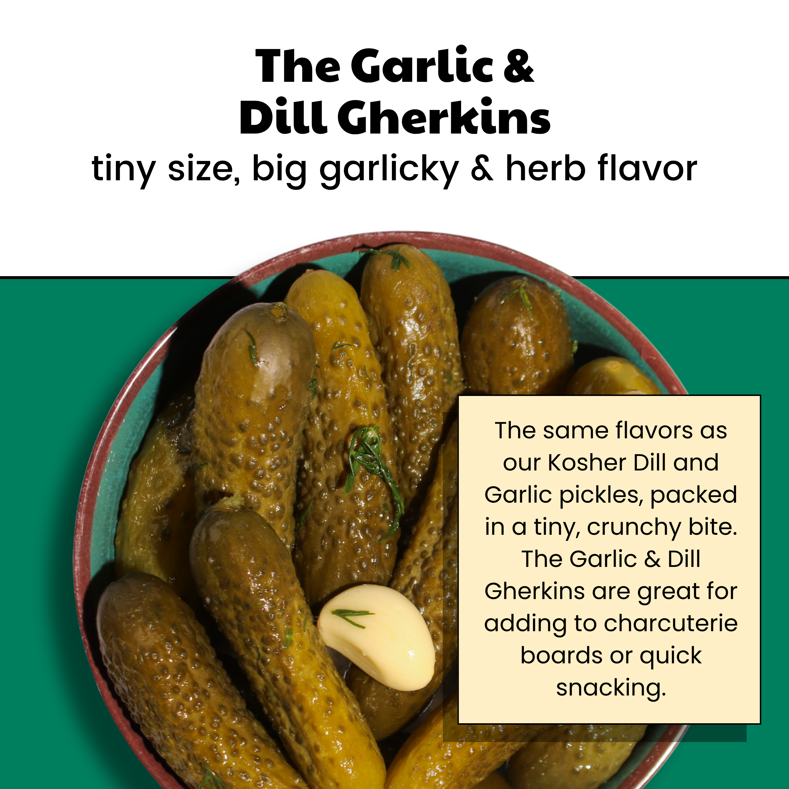 Garlic and Dill Gherkins product benefits