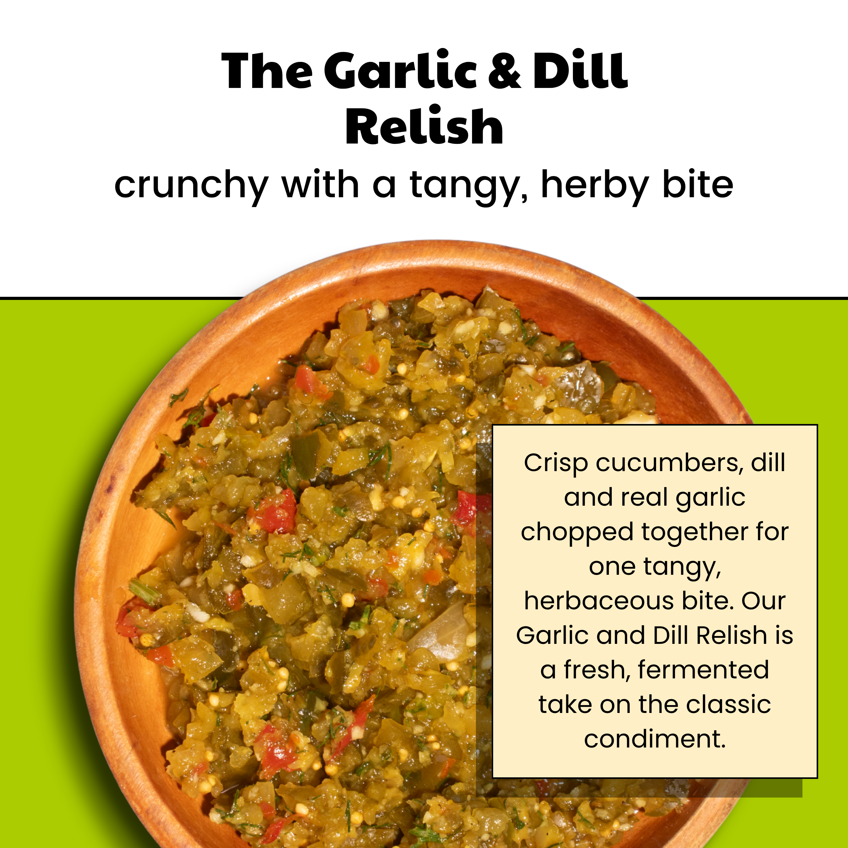 Garlic and Dill Relish product benefits