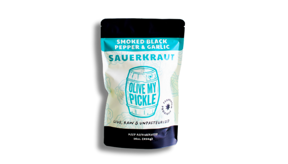 Smoked black pepper pickle, 3.5 oz, Kimchi, cucumber