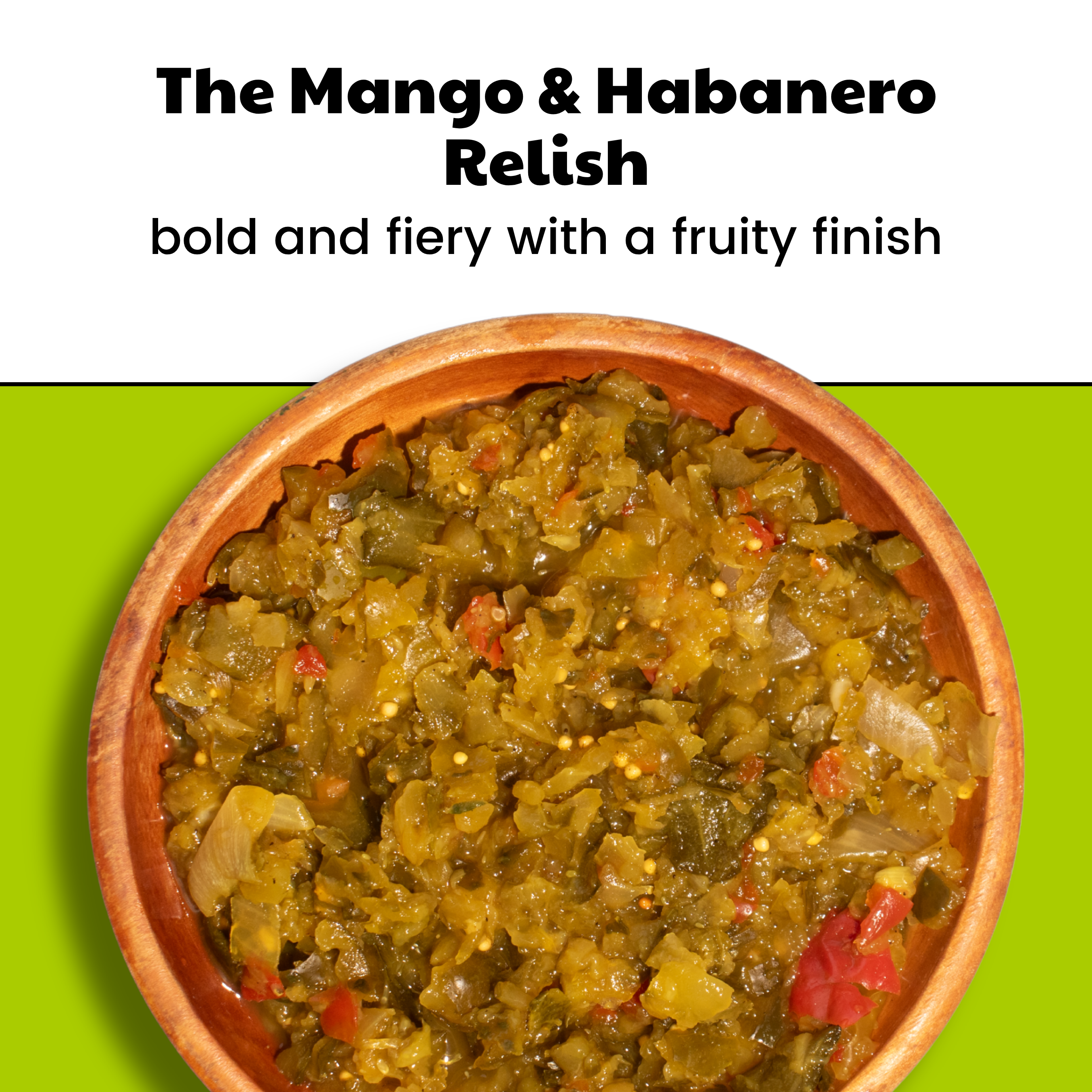 Mango and Habanero Relish serving detail