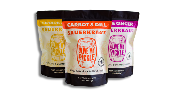 Sauerkraut bundle: pickle, carrot & dill, cucumber & dill, ginger & turmeric