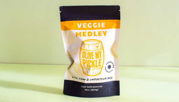 Veggie medley fermented vegetables assortment