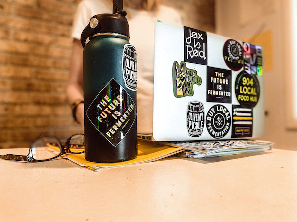 The Future Is Fermented Hologram Sticker