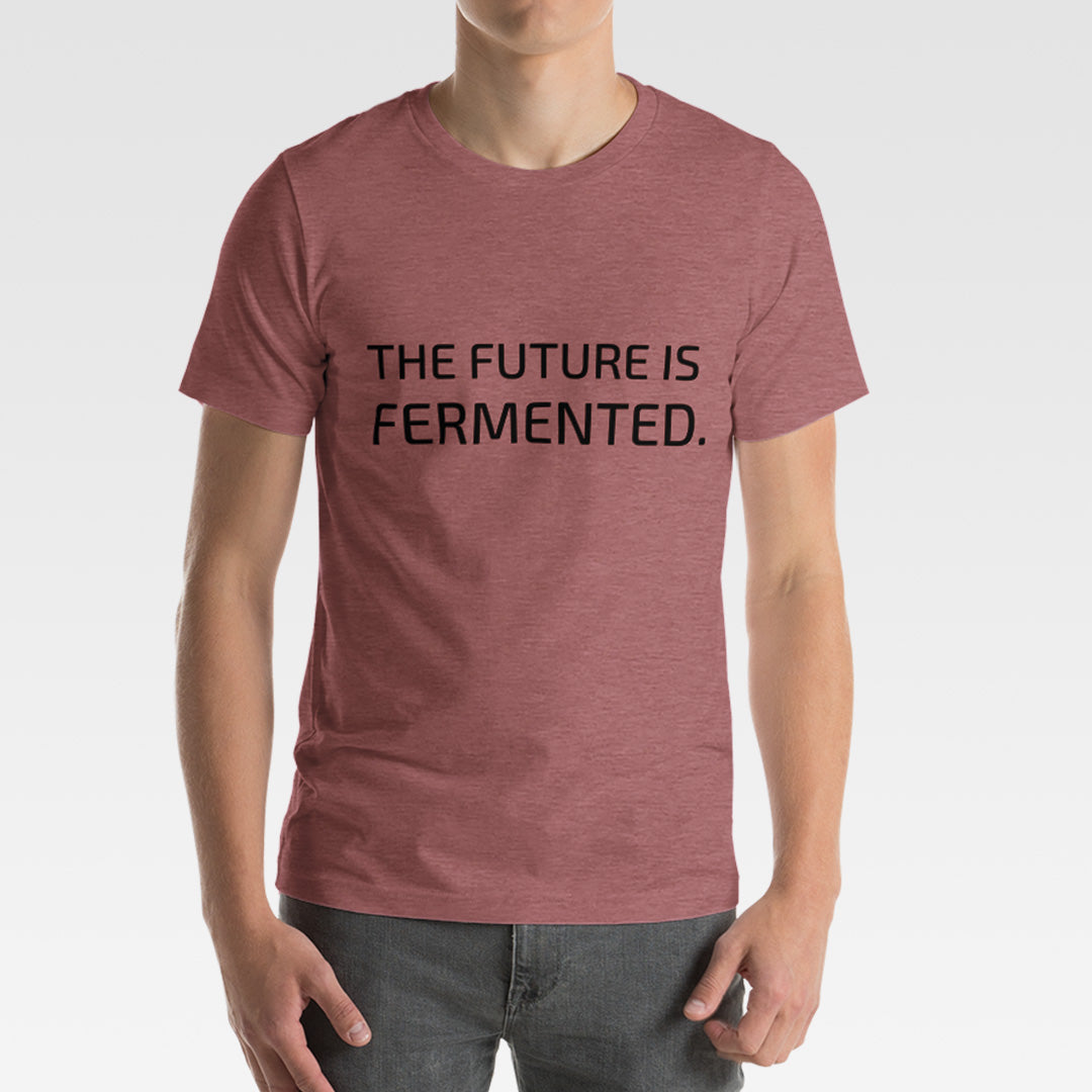 The Future Is Fermented Tee in Heather Mauve