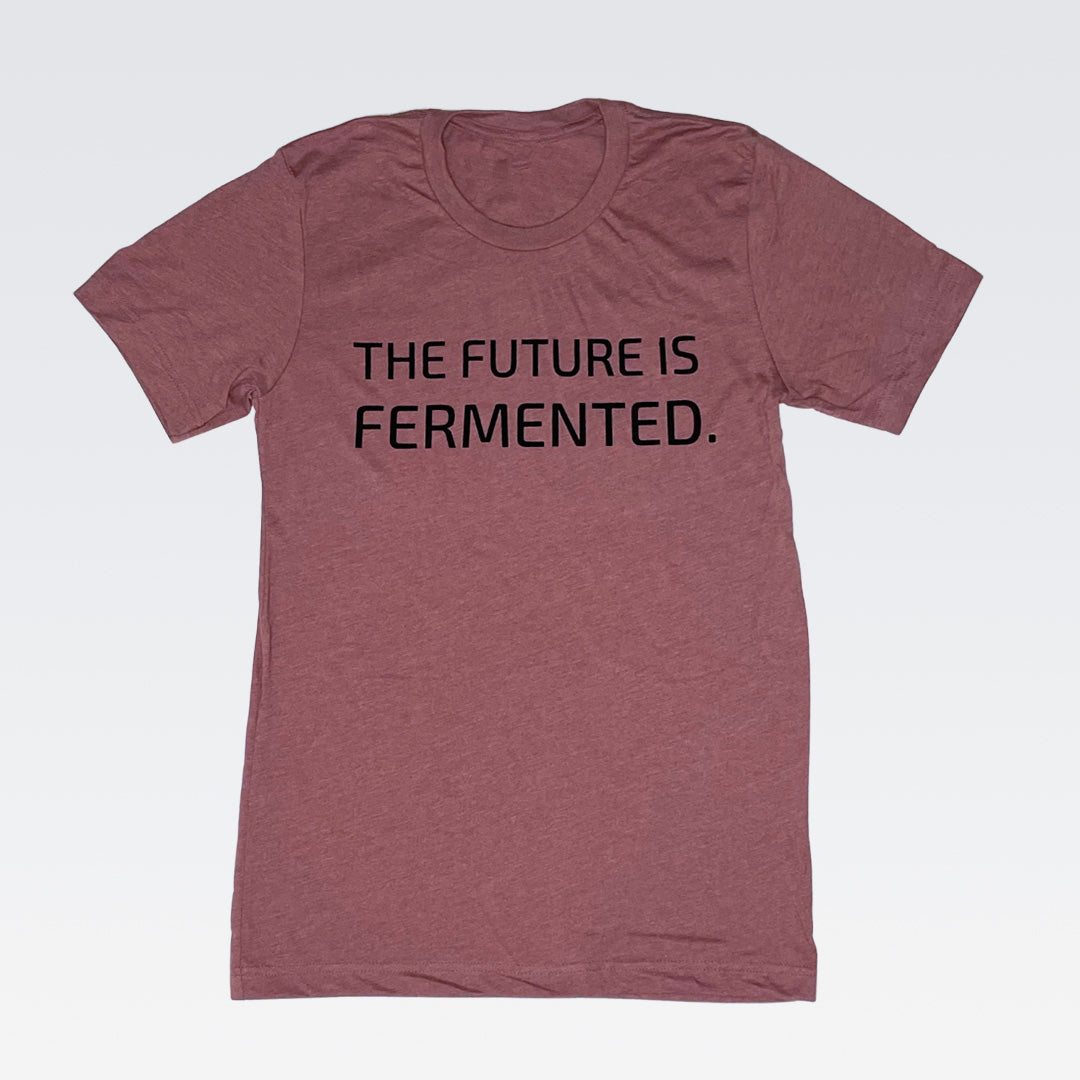 The Future Is Fermented Tee in Heather Mauve